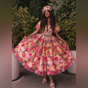 Jessakae English Garden Dress small NWT